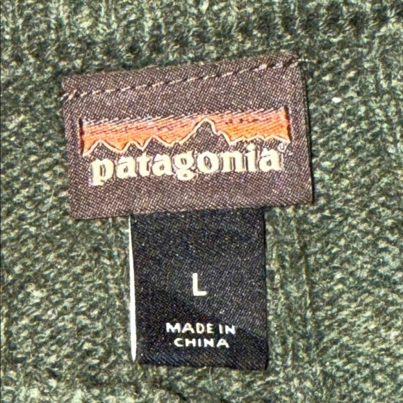 Patagonia Worn Wear Wool Blend Fog Cutter Sweater SZ Large - Picture 6 of 8